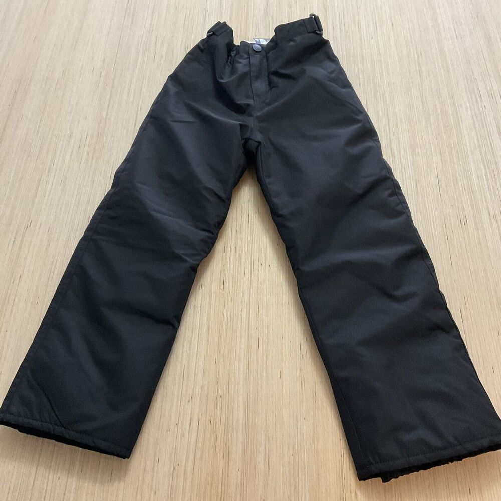 The Children's Place Youth Lined Black Snow Pants 7 Brand New Water Resistant